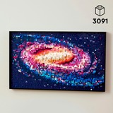 LEGO ART 31212 Via Lattea, Kit Modellismo per Adulti, Arte da Parete con Galassia da Costruire, Regalo Creativo per Lui o Lei, Giochi di costruzione Kit Modellismo per Adulti, Arte da Parete con Galassia da Costruire, Regalo Creativo per Lui o Lei, Set da costruzione, 18 anno/i, Plastica, 3091 pz, 3,86 kg