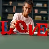 LEGO ART 31214 LOVE, Modellino da Costruire Scultura Pop di Robert Indiana, Hobby Creativo per Adulti, Regalo Donna o Uomo, Giochi di costruzione Modellino da Costruire Scultura Pop di Robert Indiana, Hobby Creativo per Adulti, Regalo Donna o Uomo, Set da costruzione, 18 anno/i, Plastica, 791 pz, 1,5 kg