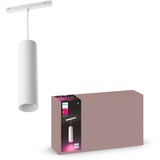Philips Hue Lampadario cilindrico Perifo bianco, Philips Hue White and Color ambiance Lampadario cilindrico Perifo, Luce a sospensione intelligente, Bluetooth/Zigbee, Bianco, LED integrato, Metallo, Multi