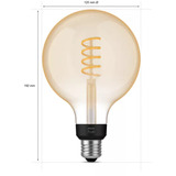 Philips Hue White Ambiance Filament lampada E27 Giant Globe 550 lm, Lampada a LED 
