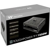 Thermaltake PS-TPD-1550FNFATE-1 alimentatore per computer 1550 W 24-pin ATX ATX Nero, Alimentatore PC Nero, 1550 W, 100 - 240 V, 1860 W, 47 - 63 Hz, 18 A, Attivo