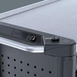 Wera Tool Rebel carrello da officina Stainless XXL 1, con equipaggiamento, Carrelli per attrezzi Nero/Argento