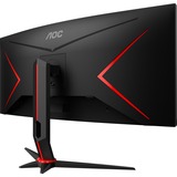 AOC G2 CU34G2XP Monitor PC 86,4 cm (34") 3440 x 1440 Pixel UltraWide Quad HD LED Nero, Rosso, Monitor di gioco Nero/Rosso, 86,4 cm (34"), 3440 x 1440 Pixel, UltraWide Quad HD, LED, 5 ms, Nero, Rosso