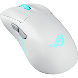 ASUS ROG Keris II Origin WHT mouse Gaming Mano destra RF Wireless + Bluetooth + USB Type-A Ottico 42000 DPI, Mouse da gioco bianco, Mano destra, Ottico, RF Wireless + Bluetooth + USB Type-A, 42000 DPI, Bianco