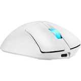 ASUS ROG Keris II Origin WHT mouse Gaming Mano destra RF Wireless + Bluetooth + USB Type-A Ottico 42000 DPI, Mouse da gioco bianco, Mano destra, Ottico, RF Wireless + Bluetooth + USB Type-A, 42000 DPI, Bianco