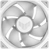 ASUS TUF GAMING TR120 ARGB 1-pack White Case per computer Raffreddatore d'aria 12 cm Bianco, Ventola bianco/trasparente, Raffreddatore d'aria, 12 cm, 2000 Giri/min, Bianco