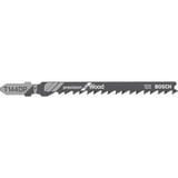 Bosch 2 608 633 A39 lama per sega a gattuccio, sega a traforo e sega universale Lama per seghetto alternativo Acciaio al carbonio (HCS) 25 pz Lama per seghetto alternativo, Truciolare, Pannello in fibra, Legno dolce, Paniforte, Acciaio al carbonio (HCS), Nero, Grigio, 4 mm, 5 cm