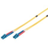 Digitus Cavo patch LWL, duplex, connettore LC > LC, singlemode OS2 giallo