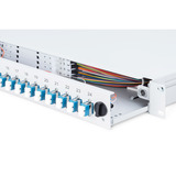 Digitus Scatola di giunzione fibra ottica, equipaggiata, 6x LC-APC DX, OS2 grigio
