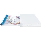 Digitus Scatola di giunzione fibra ottica, equipaggiata, 6x LC-APC DX, OS2 grigio