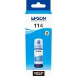 Epson 114 EcoTank Cyan ink bottle, Inchiostro Originale, Ciano, Epson, ET-8500 ET-8600, Resa standard, 70 ml
