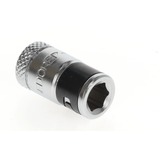 GEDORE Adattatore bit 1/4" quadrato > 1/4" esagonale cromo