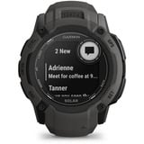 Garmin Instinct 2X Solar, Smartwatch grigio scuro