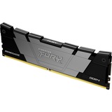 Kingston FURY FURY 16GB 3600MT/s DDR4 CL16 DIMM 1Gx8 Renegade Black, Memoria Nero, 16 GB, 1 x 16 GB, DDR4, 288-pin DIMM