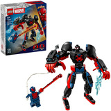 LEGO Marvel Super Heroes Miles Morales Mech vs. Spider-Man 2099, Giochi di costruzione Giocattolo da Supereroi con Action Figure, 2 Minifigure per 6+, Set da costruzione, 6 anno/i, Plastica, 135 pz, 157 g