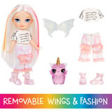 MGA Entertainment Rainbow High Littles Rainbow Fantasy Fairies Doll- Opal (Rainbow), Bambola Rainbow High Littles Rainbow Fantasy Fairies Doll- Opal (Rainbow), Bambola alla moda, Femmina, 4 anno/i, Bambino/Bambina, 140 mm, Multicolore