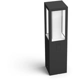Philips Hue White & Color Ambiance Impress lampada da palo per esterni, Luce LED Nero