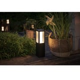 Philips Hue White & Color Ambiance Impress lampada da palo per esterni, Luce LED Nero