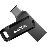 SanDisk Ultra Dual Drive Go unità flash USB 512 GB USB Type-A / USB Type-C 3.2 Gen 1 (3.1 Gen 1) Nero, Chiavetta USB Nero, 512 GB, USB Type-A / USB Type-C, 3.2 Gen 1 (3.1 Gen 1), 150 MB/s, Girevole, Nero