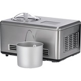 Severin Macchina per gelato 2-in-1 con funzione yogurt, Gelatiera acciaio inox satinato