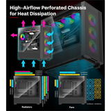 Xilence Flux X916.ARGB, Chassis Tower Nero
