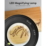goobay Lampada lente LED con morsetto 10W, Luce LED Nero