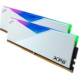 ADATA LANCER RGB memoria 32 GB 2 x 16 GB DDR5 288-pin DIMM bianco, 32 GB, 2 x 16 GB, DDR5, 6400 MHz, 288-pin DIMM