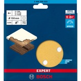 Bosch Expert C470 set di fogli abrasivi, Ø 150mm, K60 / 120 / 240, Foglio abrasivo 