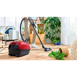 Bosch Serie 4 BGD38RD1H aspirapolvere a traino 4 L Aspiratore a cilindro Secco 600 W Sacchetto per la polvere rosso, 600 W, Aspiratore a cilindro, Secco, Sacchetto per la polvere, 4 L, Micro