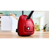 Bosch Serie 4 BGD38RD1H aspirapolvere a traino 4 L Aspiratore a cilindro Secco 600 W Sacchetto per la polvere rosso, 600 W, Aspiratore a cilindro, Secco, Sacchetto per la polvere, 4 L, Micro