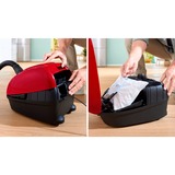 Bosch Serie 4 BGD38RD1H aspirapolvere a traino 4 L Aspiratore a cilindro Secco 600 W Sacchetto per la polvere rosso, 600 W, Aspiratore a cilindro, Secco, Sacchetto per la polvere, 4 L, Micro