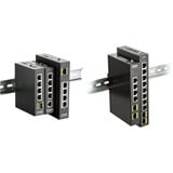 D-Link DIS-100G-6S switch di rete Non gestito Gigabit Ethernet (10/100/1000) DIN rail Nero, Interruttore Non gestito, Gigabit Ethernet (10/100/1000), DIN rail