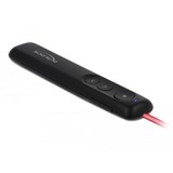 DeLOCK 64092 puntatore wireless Nero, Presentatore Nero, USB, 30 m, Nero