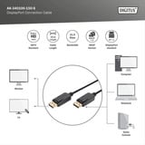 Digitus Cavo di collegamento DisplayPort, Full HD 1080p Nero