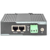 Digitus Iniettore PoE+ Ethernet industriale G 60 W grigio