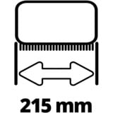 EINHELL 3424120 accessorio per utensili manuali da giardino Spazzola Nero Nylon, Pennello Spazzola, Nero, Nylon, 1400 Giri/min, 11,5 cm, 750 g