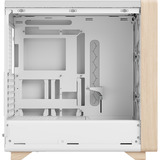Fractal Design Summit Chalk White Solid, Chassis Tower bianco/legno