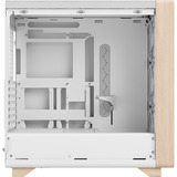 Fractal Design Summit Chalk White Solid, Chassis Tower bianco/legno