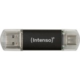 Intenso 3539480 unità flash USB 32 GB USB Type-A / USB Type-C 3.2 Gen 1 (3.1 Gen 1) Antracite, Chiavetta USB antracite/trasparente, 32 GB, USB Type-A / USB Type-C, 3.2 Gen 1 (3.1 Gen 1), 70 MB/s, Cuffia, Antracite