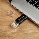 Intenso 3539480 unità flash USB 32 GB USB Type-A / USB Type-C 3.2 Gen 1 (3.1 Gen 1) Antracite, Chiavetta USB antracite/trasparente, 32 GB, USB Type-A / USB Type-C, 3.2 Gen 1 (3.1 Gen 1), 70 MB/s, Cuffia, Antracite