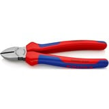KNIPEX 70 02 180 Pinze da taglio diagonale pinza, Pinze di taglio blu, Pinze da taglio diagonale, Acciaio al cromo vanadio, Plastica, Blu/Rosso, 18 cm, 252 g