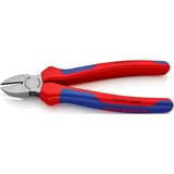 KNIPEX 70 02 180 Pinze da taglio diagonale pinza, Pinze di taglio blu, Pinze da taglio diagonale, Acciaio al cromo vanadio, Plastica, Blu/Rosso, 18 cm, 252 g