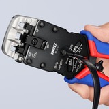 KNIPEX 97 51 12 pinza, Pinza crimpatrice blu/Rosso, Acciaio, Blu/Rosso, 20 cm, 533 g