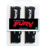 Kingston FURY FURY Beast 64 GB 5600 MT/s DDR5 CL40 DIMM (Kit da 2 moduli) RGB, Memoria Nero, 64 GB, 2 x 32 GB, DDR5, 288-pin DIMM