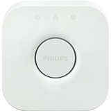 Philips Hue Bridge Controlli luce intelligente ad uso doemestico, Stazione base bianco, Philips Hue Bridge, Wireless, ZigBee, Bianco, IP20, 50 lampadina(e), 2400 - 2483,5 MHz