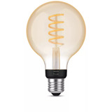 Philips Hue Hue White Ambiance E27 Filament Lampada E27 Globo 550 lm, Lampada a LED Philips G93 Globo - lampadina connessa E27, Lampadina intelligente, Bluetooth/Zigbee, LED, E27, G93, Bianco caldo, Bianco freddo