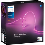Philips Hue Lightstrip Hue Solo da 5 metri, Striscia LED bianco, Philips Lightstrip Hue Solo da 5 metri, Striscia LED intelligente, Bluetooth/Zigbee, Bianco, Silicone, Multi, 20 W