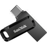 SanDisk Ultra Dual Drive Go unità flash USB 32 GB USB Type-A / USB Type-C 3.2 Gen 1 (3.1 Gen 1) Nero, Chiavetta USB Nero, 32 GB, USB Type-A / USB Type-C, 3.2 Gen 1 (3.1 Gen 1), 150 MB/s, Girevole, Nero