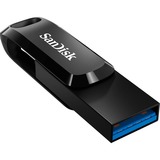 SanDisk Ultra Dual Drive Go unità flash USB 32 GB USB Type-A / USB Type-C 3.2 Gen 1 (3.1 Gen 1) Nero, Chiavetta USB Nero, 32 GB, USB Type-A / USB Type-C, 3.2 Gen 1 (3.1 Gen 1), 150 MB/s, Girevole, Nero