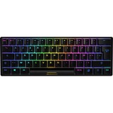 Sharkoon SGK50 S4 tastiera USB AZERTY Francese Nero, Tastiera da gioco Nero, 60%, USB, AZERTY, LED RGB, Nero